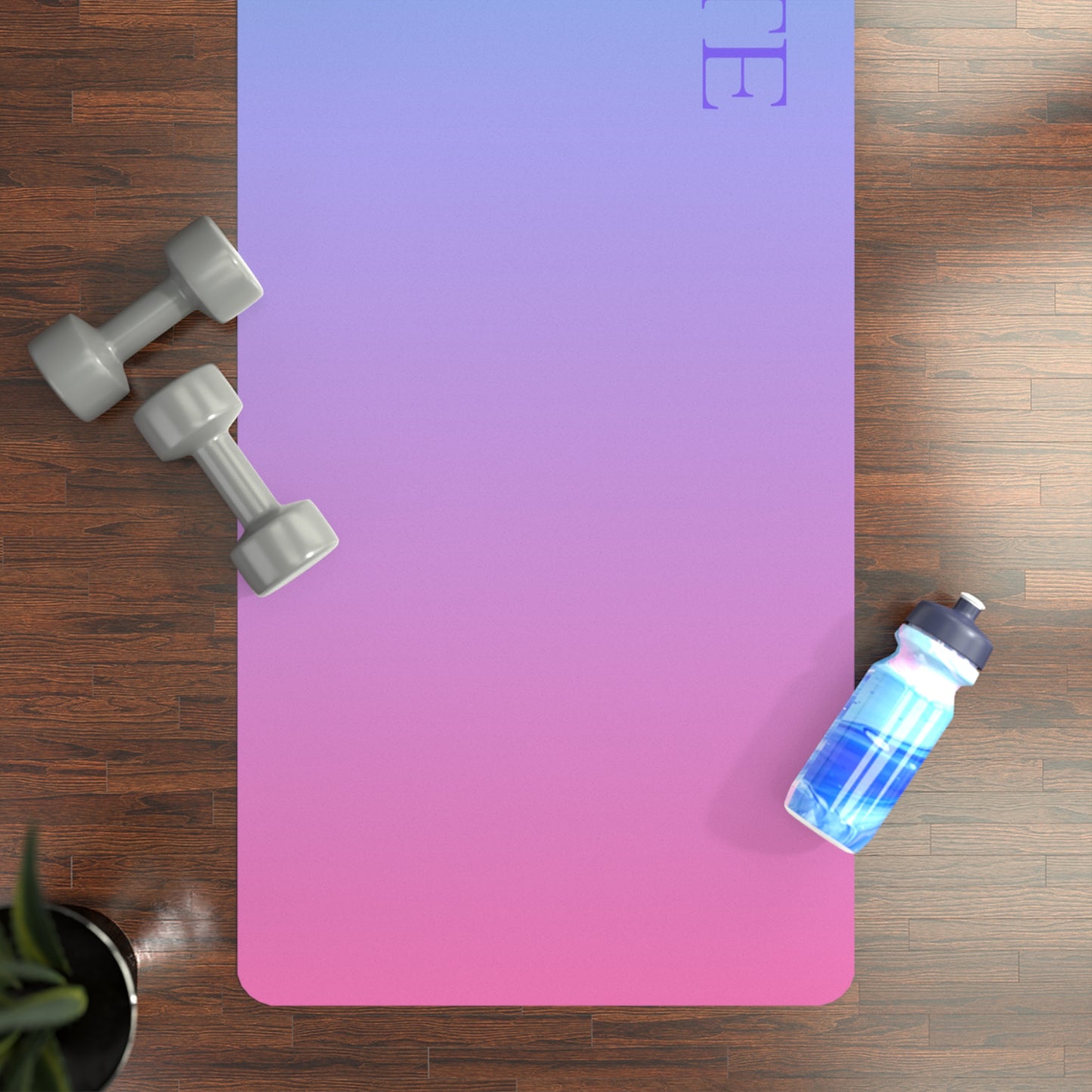 Colorful Personalized Rubber Yoga Mat - Ideal for Home Workouts, Fitness Gifts, Meditation, Sports Enthusiasts, and Yoga Lovers