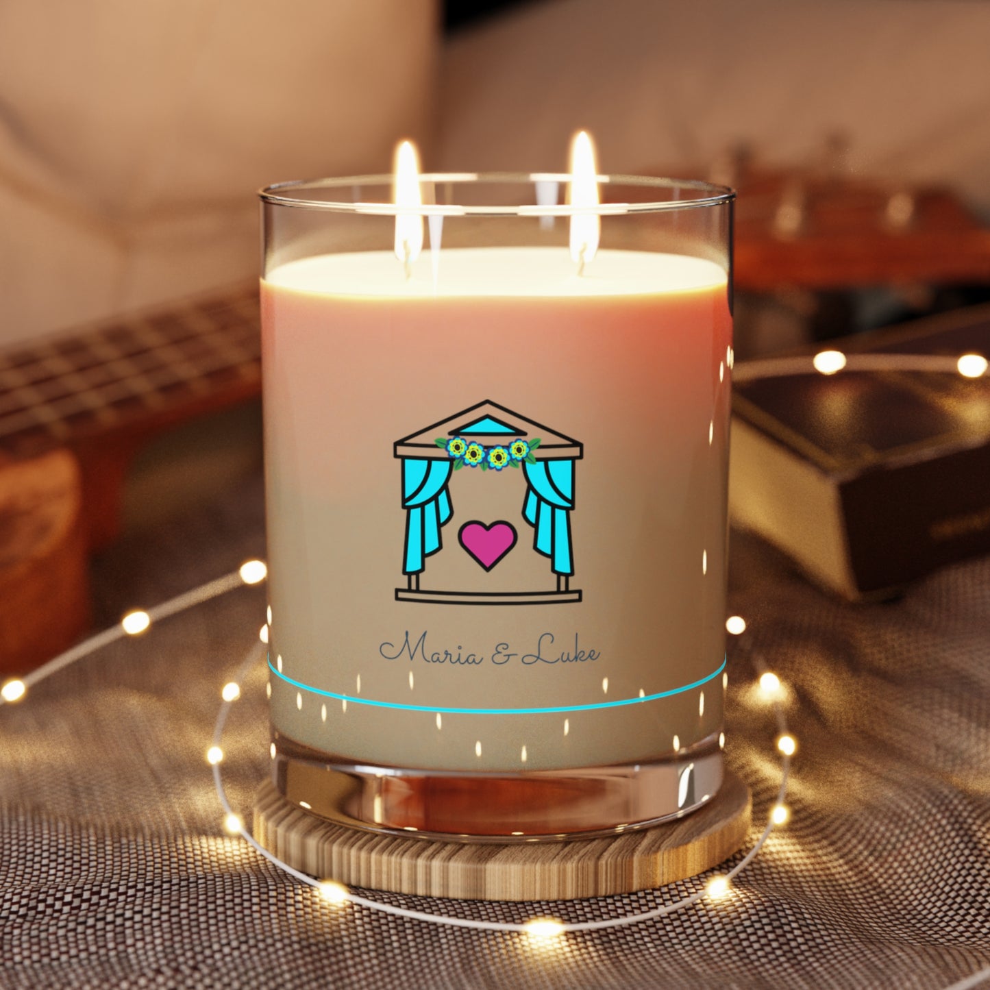 The Heart Between Us — Custom Candle (11oz)