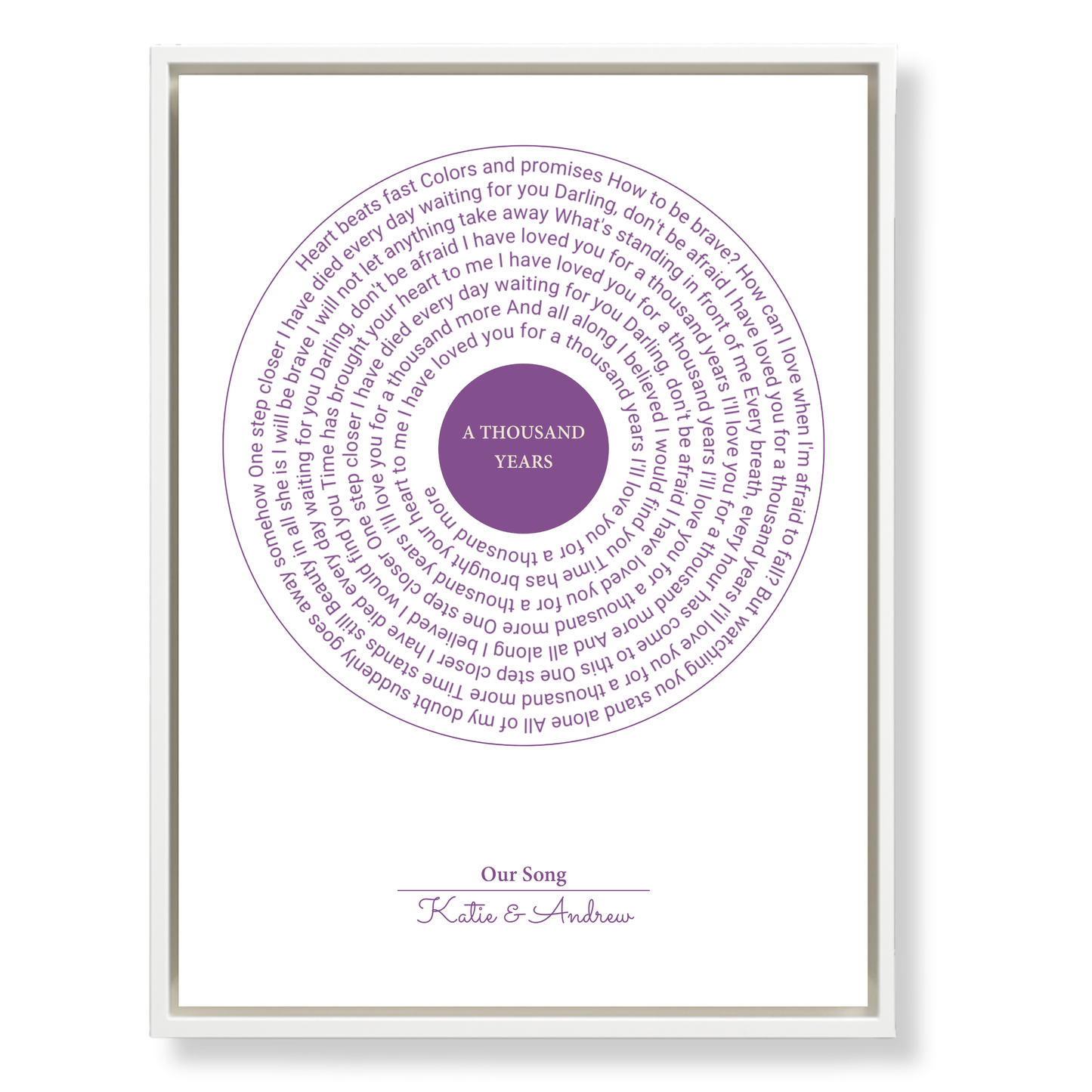 Coloured Text Lyrics