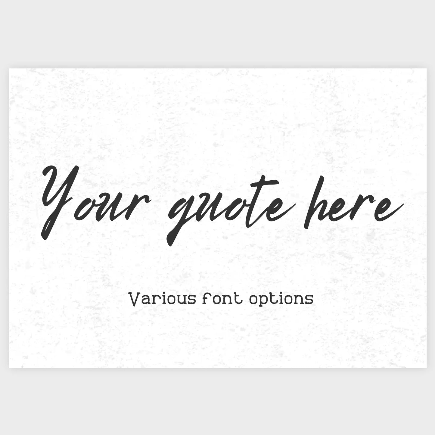 Custom Quote