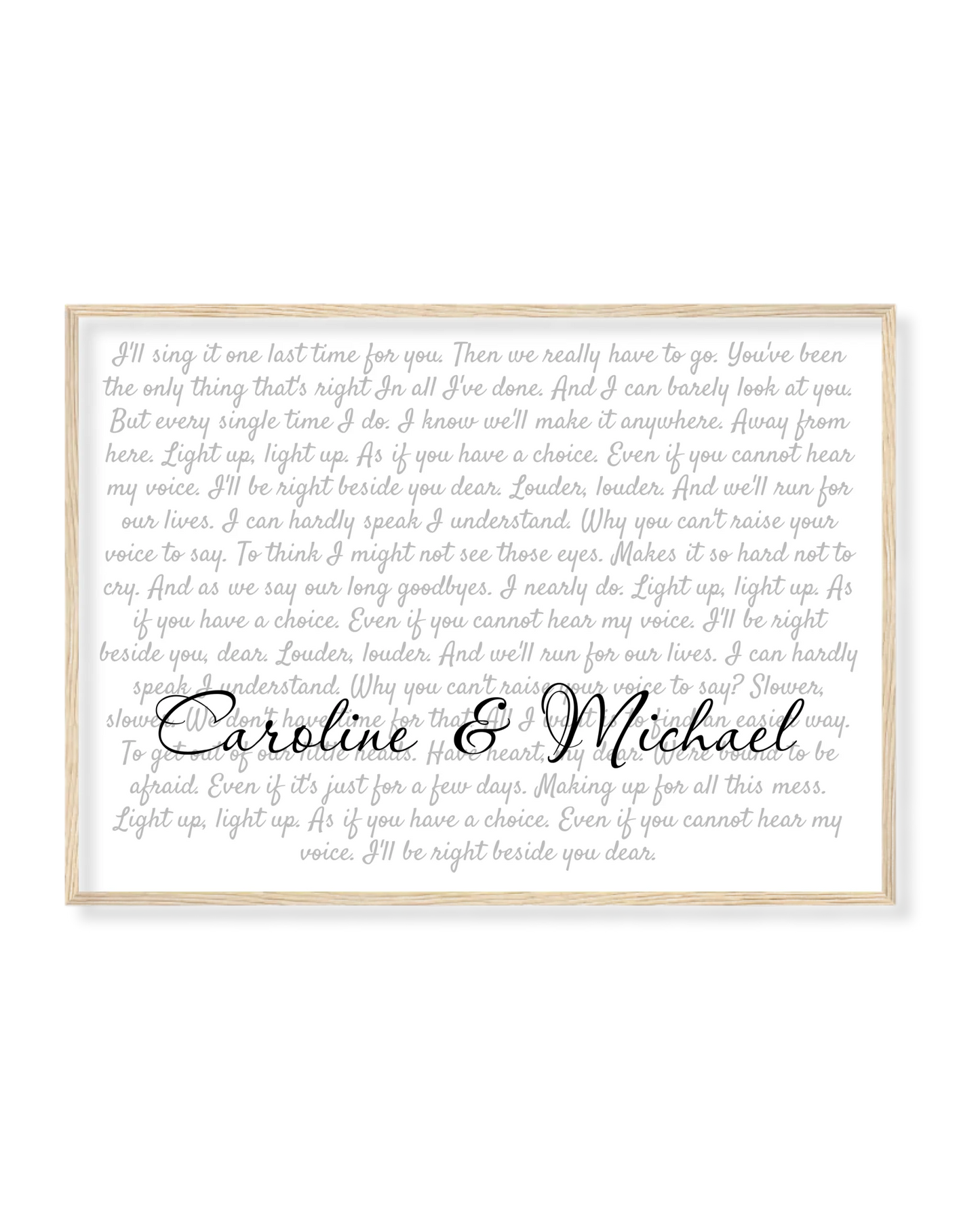 Song Lyrics - Custom