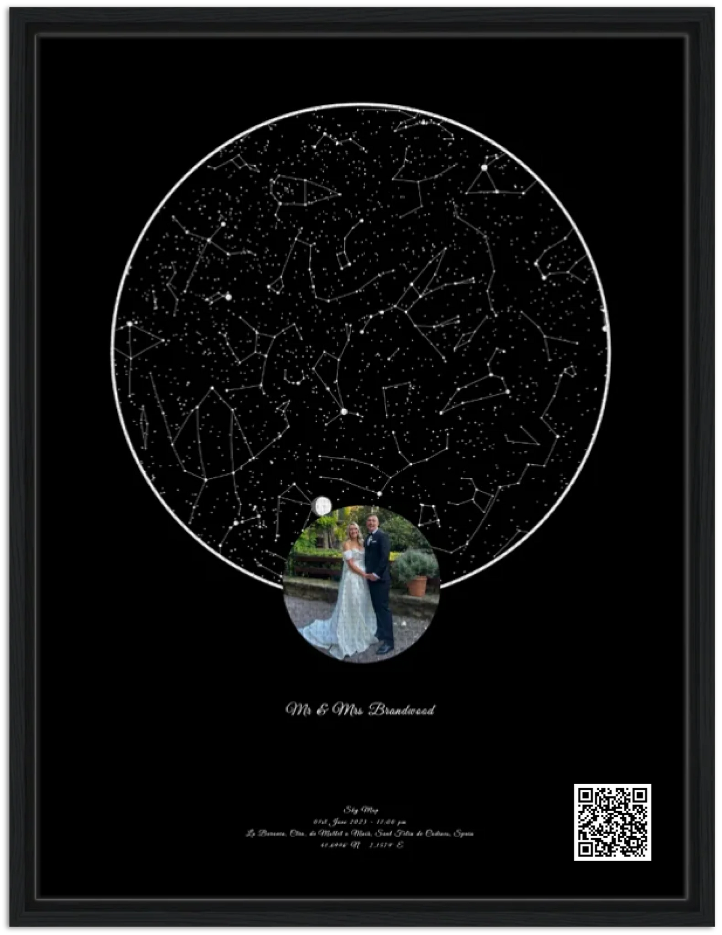 Framed Canvas - Black