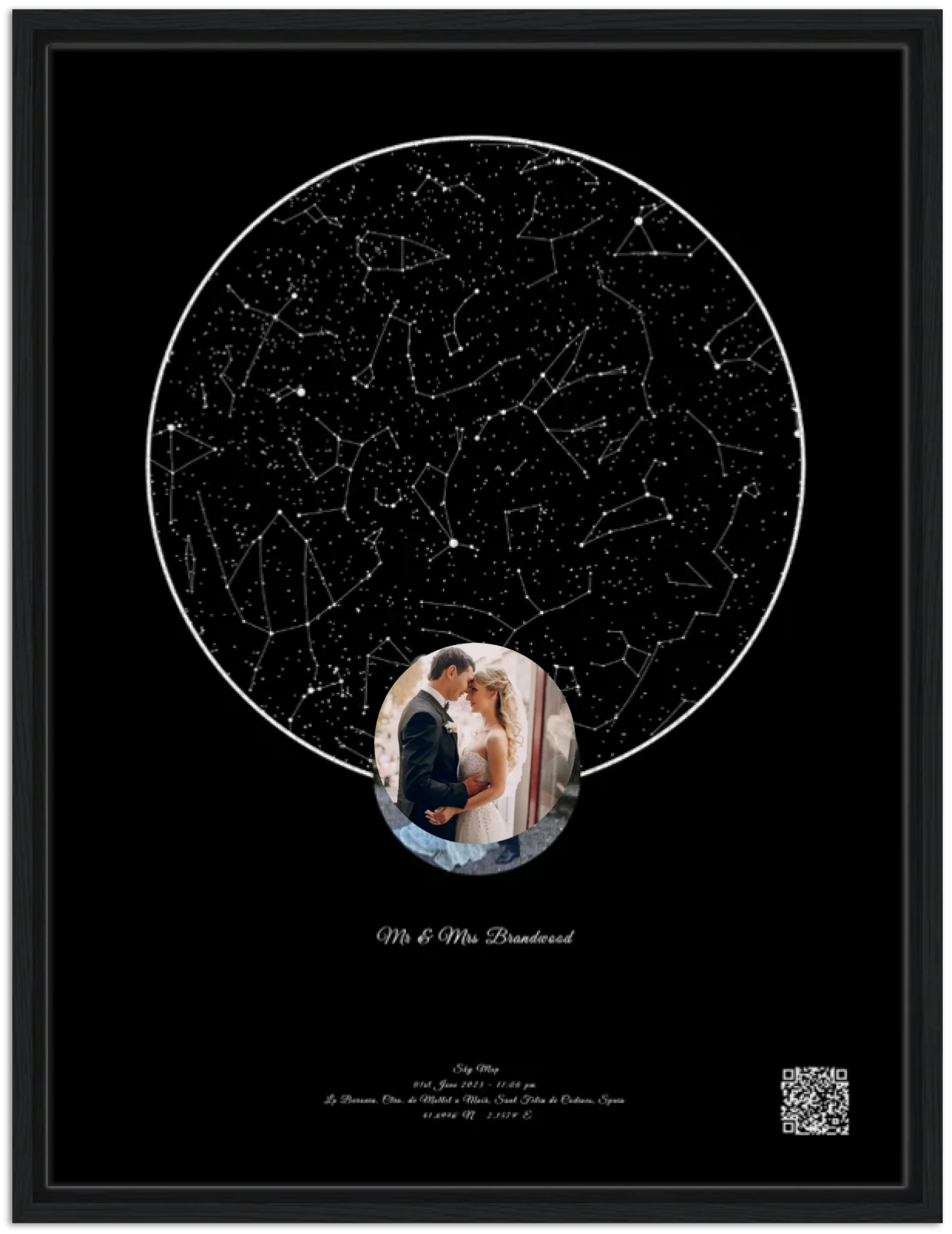 Framed Canvas - Black