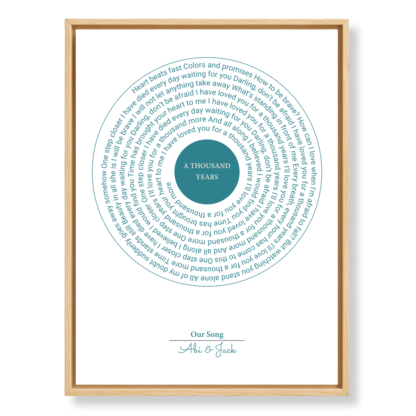 Coloured Text Lyrics