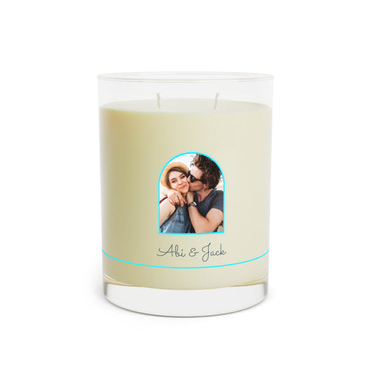 The Moment We Said Yes — Custom Photo Candle (11oz)