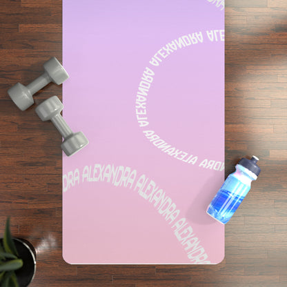 The Soul Lines — Custom Name Yoga Mat -1