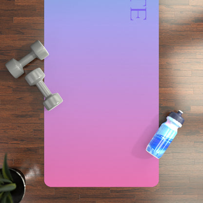 Colorful Personalized Rubber Yoga Mat - Ideal for Home Workouts, Fitness Gifts, Meditation, Sports Enthusiasts, and Yoga Lovers