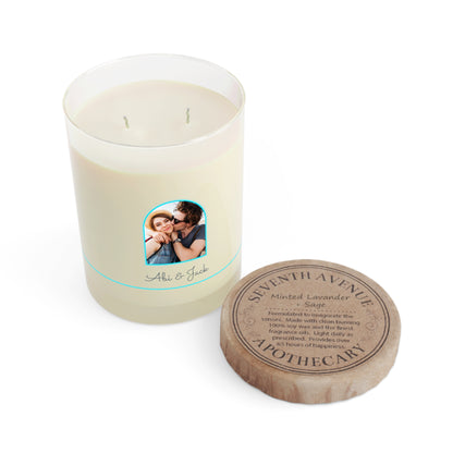 The Moment We Said Yes — Custom Photo Candle (11oz)