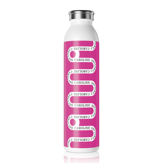 Customizable Slim Water Bottle - Personalized Drinkware for Fitness, Hydration, Gifts, Weddings, Parties