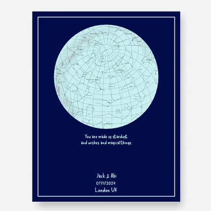 Star Map Glow in the Dark