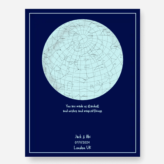 Star Map Glow in the Dark