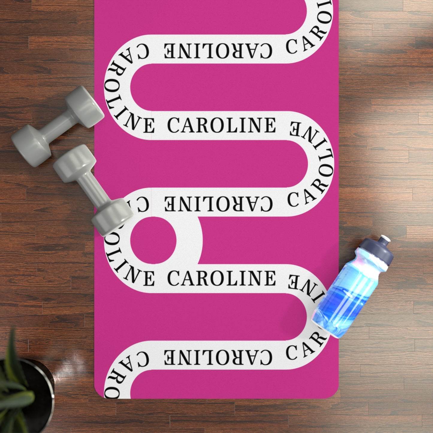 The Flow Within — Custom Name Yoga Mat -1