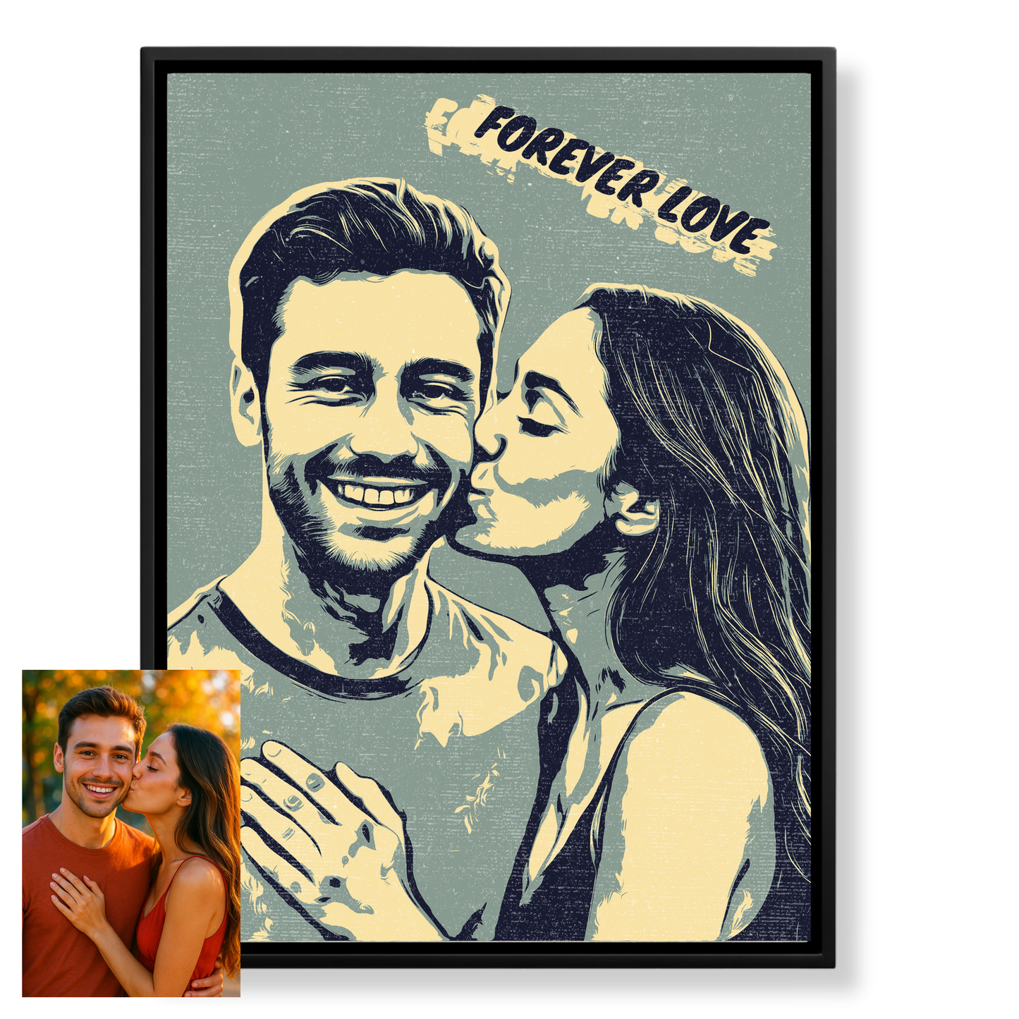 The Family Pop — Custom Pop Art Canvas