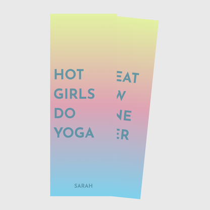 The Mantra Flow — Custom Text Yoga Mat