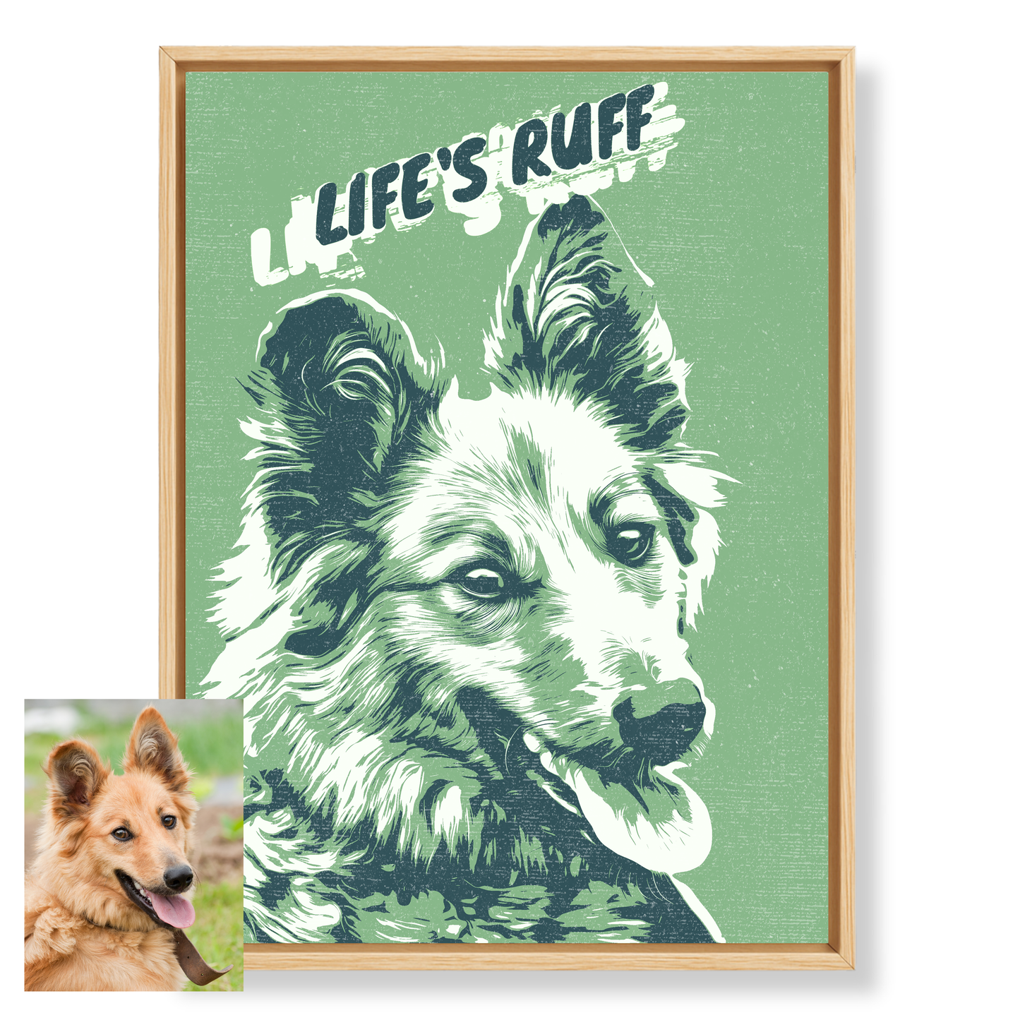 The Paws of Pop — Custom Pet Art Canvas