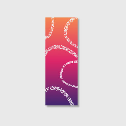 The Soul Lines — Custom Name Yoga Mat -1