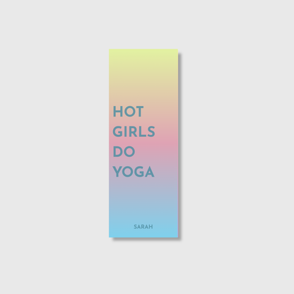 The Mantra Flow — Custom Text Yoga Mat