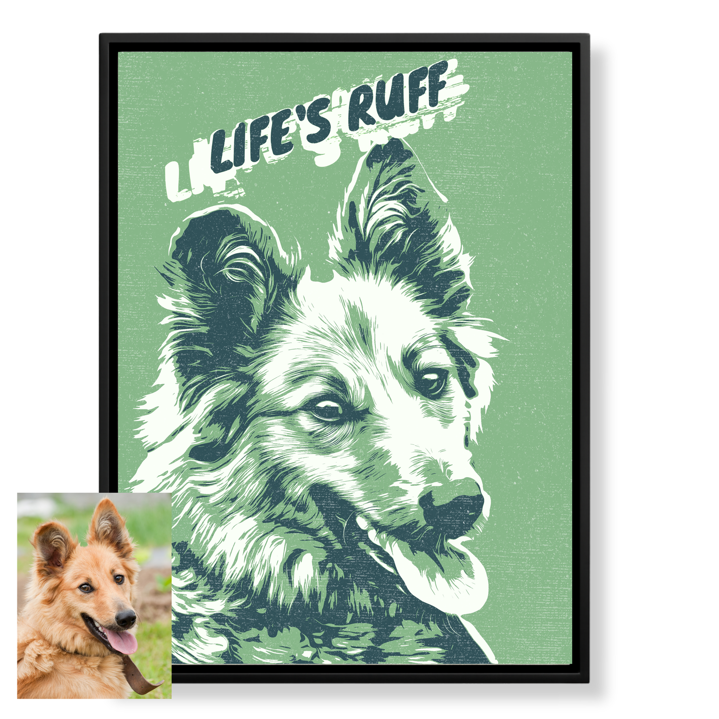 The Paws of Pop — Custom Pet Art Canvas