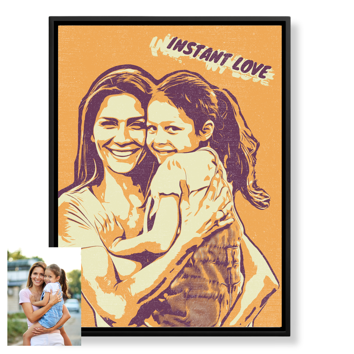 The Family Pop — Custom Pop Art Canvas
