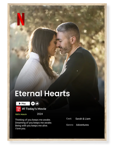 Personalized Netflix-Style Poster – Star in Your Own Blockbuster! 🎬