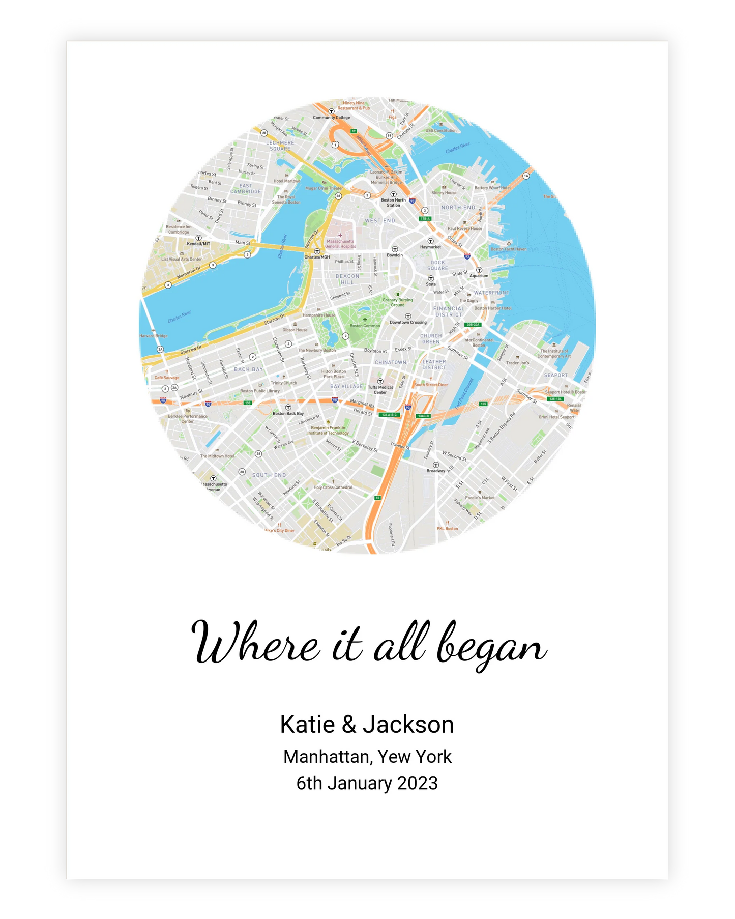 Personalized Location Map – A Timeless Reminder of Your Special Place 🗺️❤️