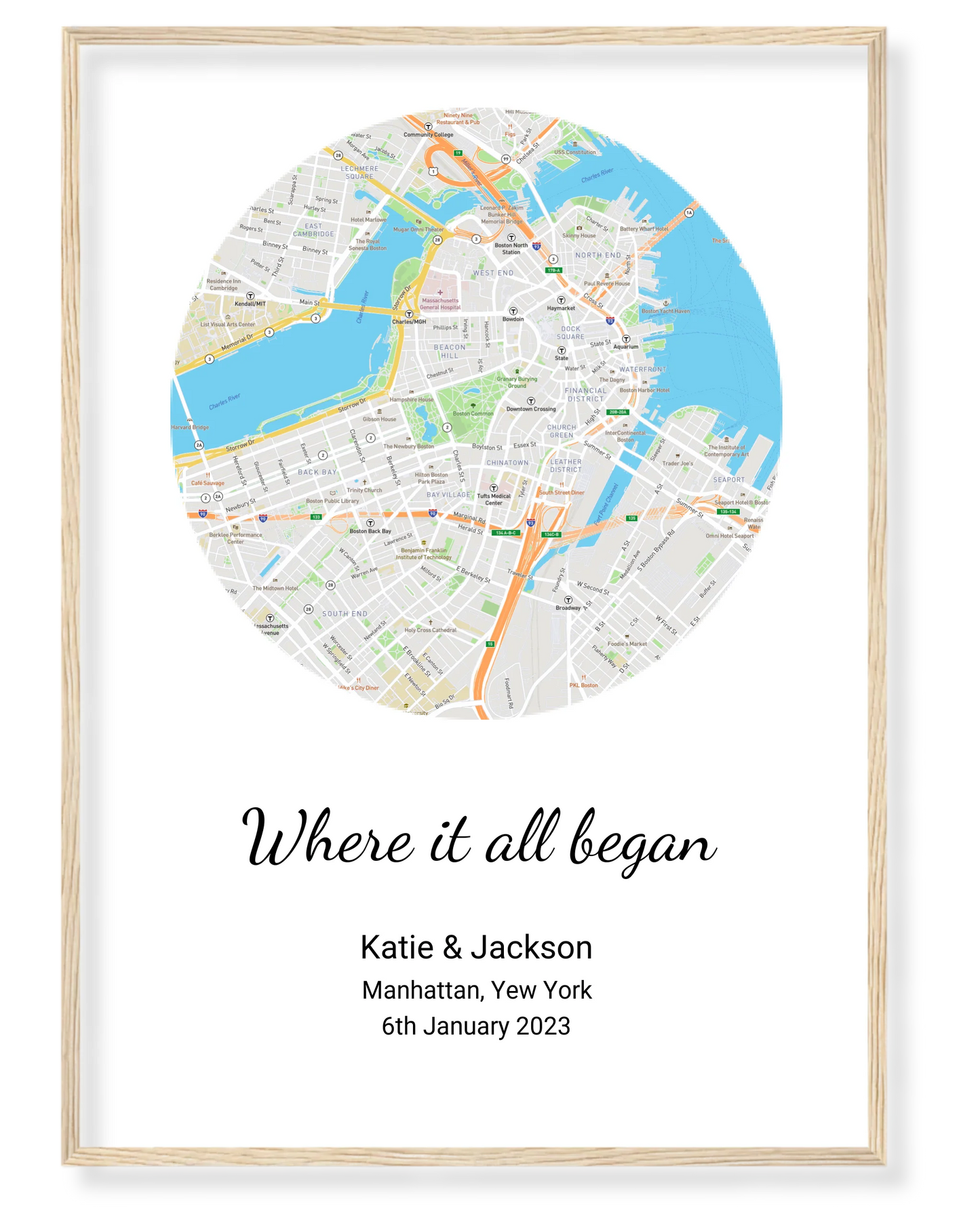 Personalized Location Map – A Timeless Reminder of Your Special Place 🗺️❤️