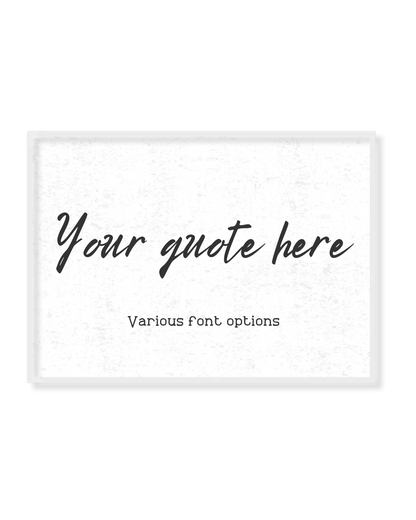 Custom Quote