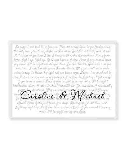 Song Lyrics - Custom
