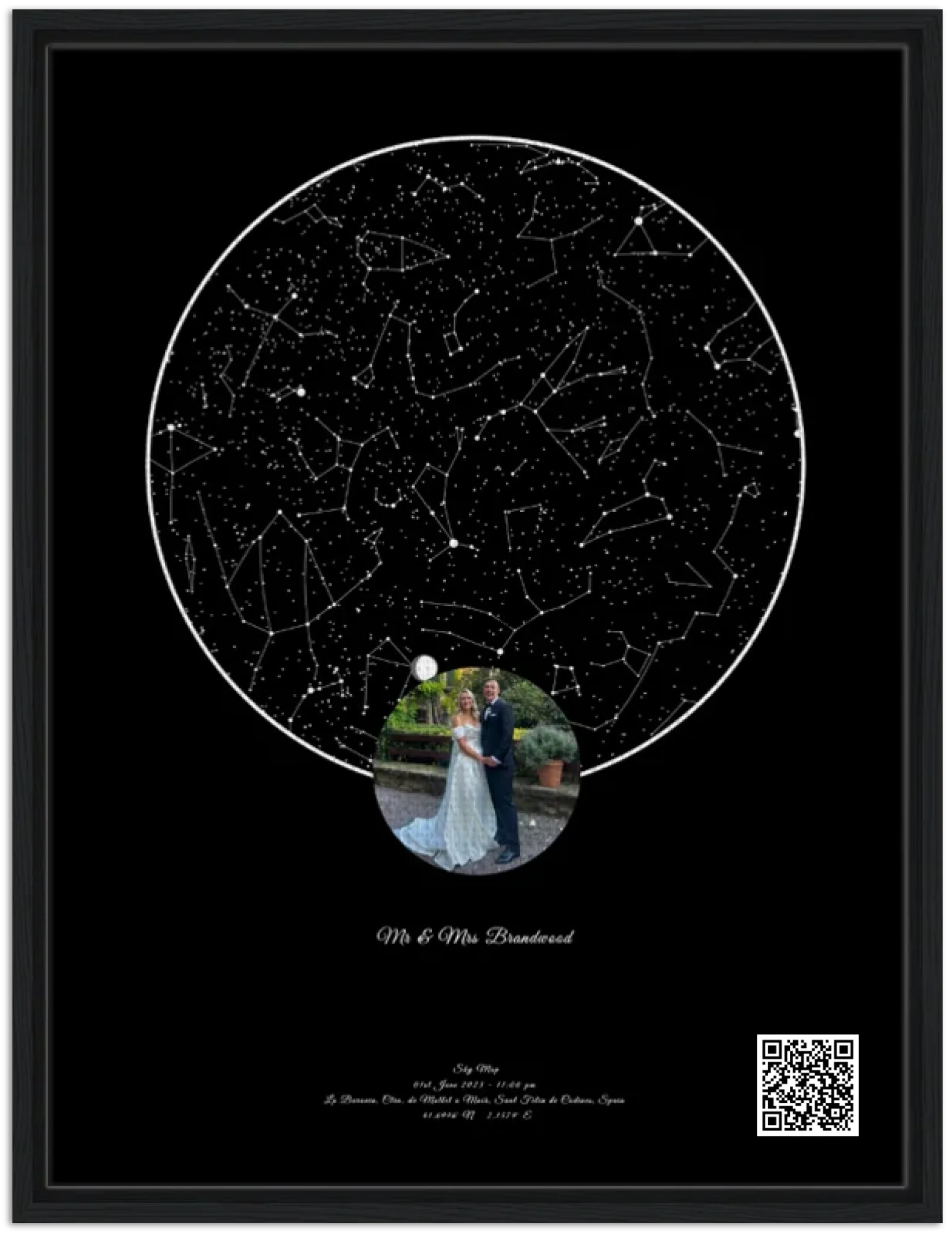 Framed Canvas - Black