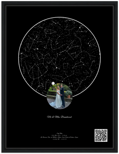 Framed Canvas - Black