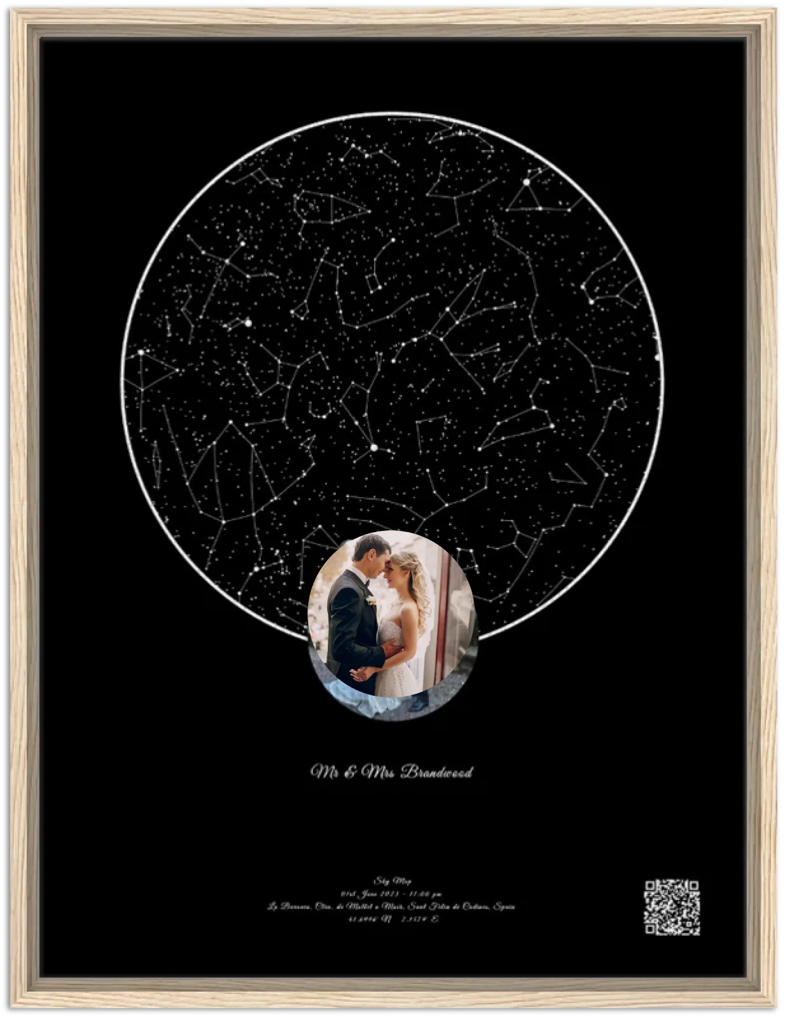 Framed Canvas - Wood B