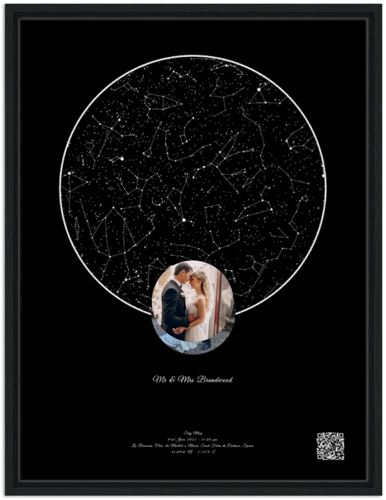 Framed Canvas - Black
