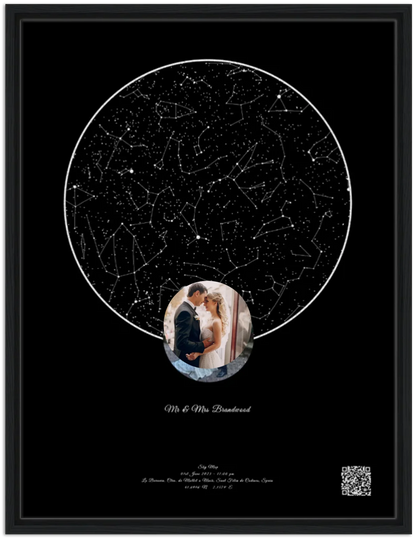 Framed Canvas - Black