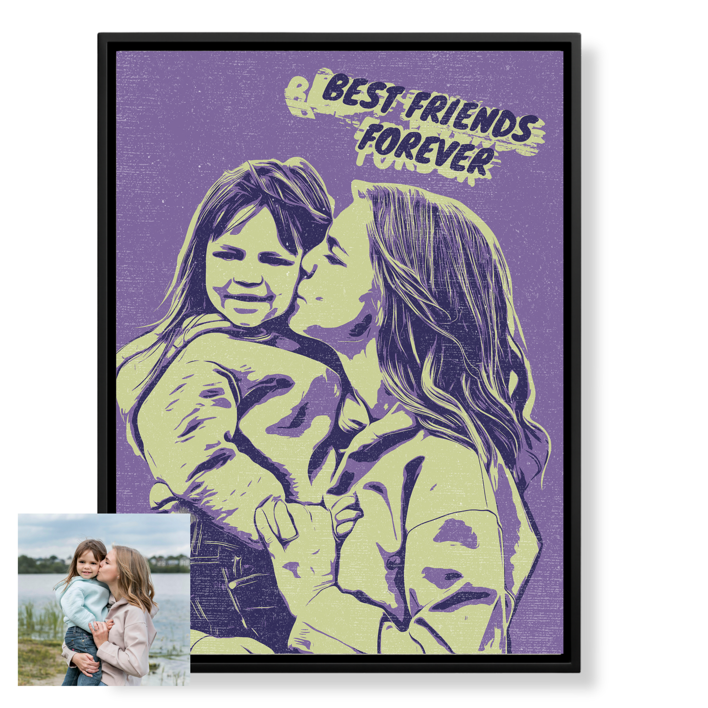 The Family Pop — Custom Pop Art Canvas