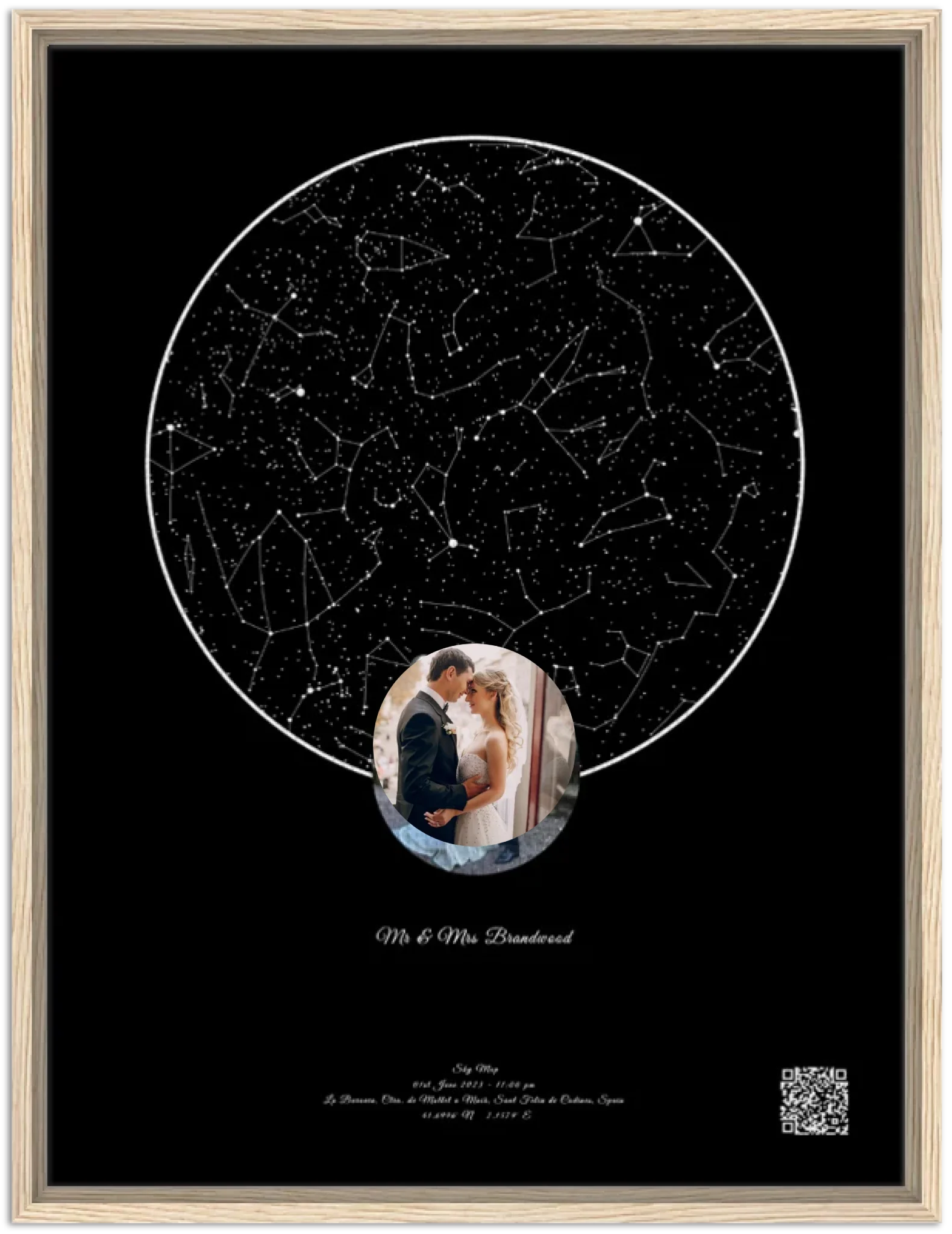 Framed Canvas - Wood B