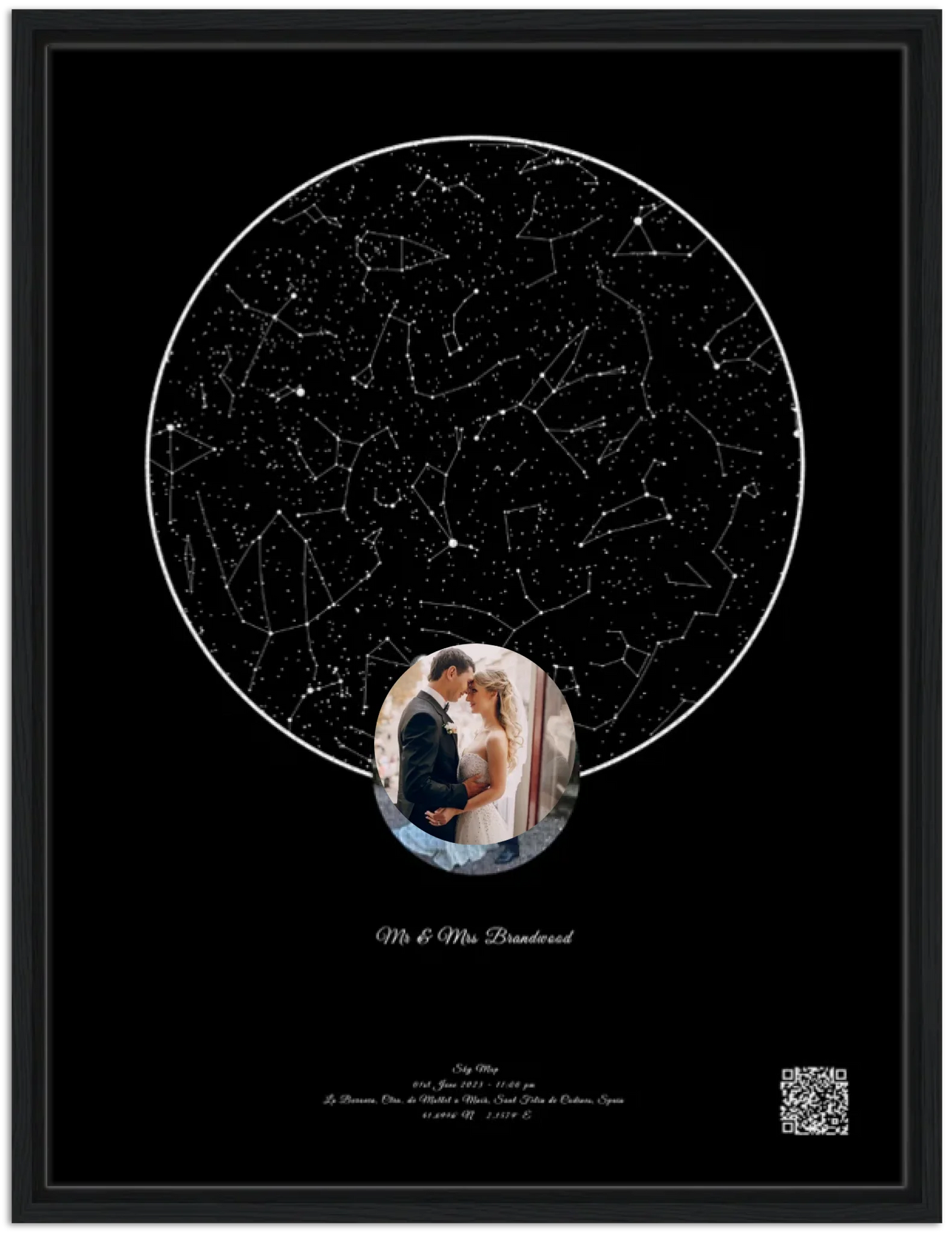 Framed Canvas - Black