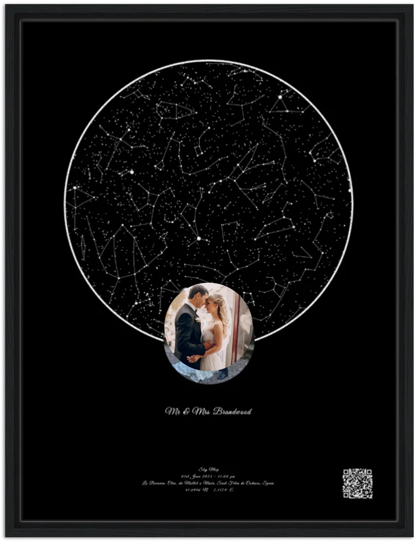Framed Canvas - Black