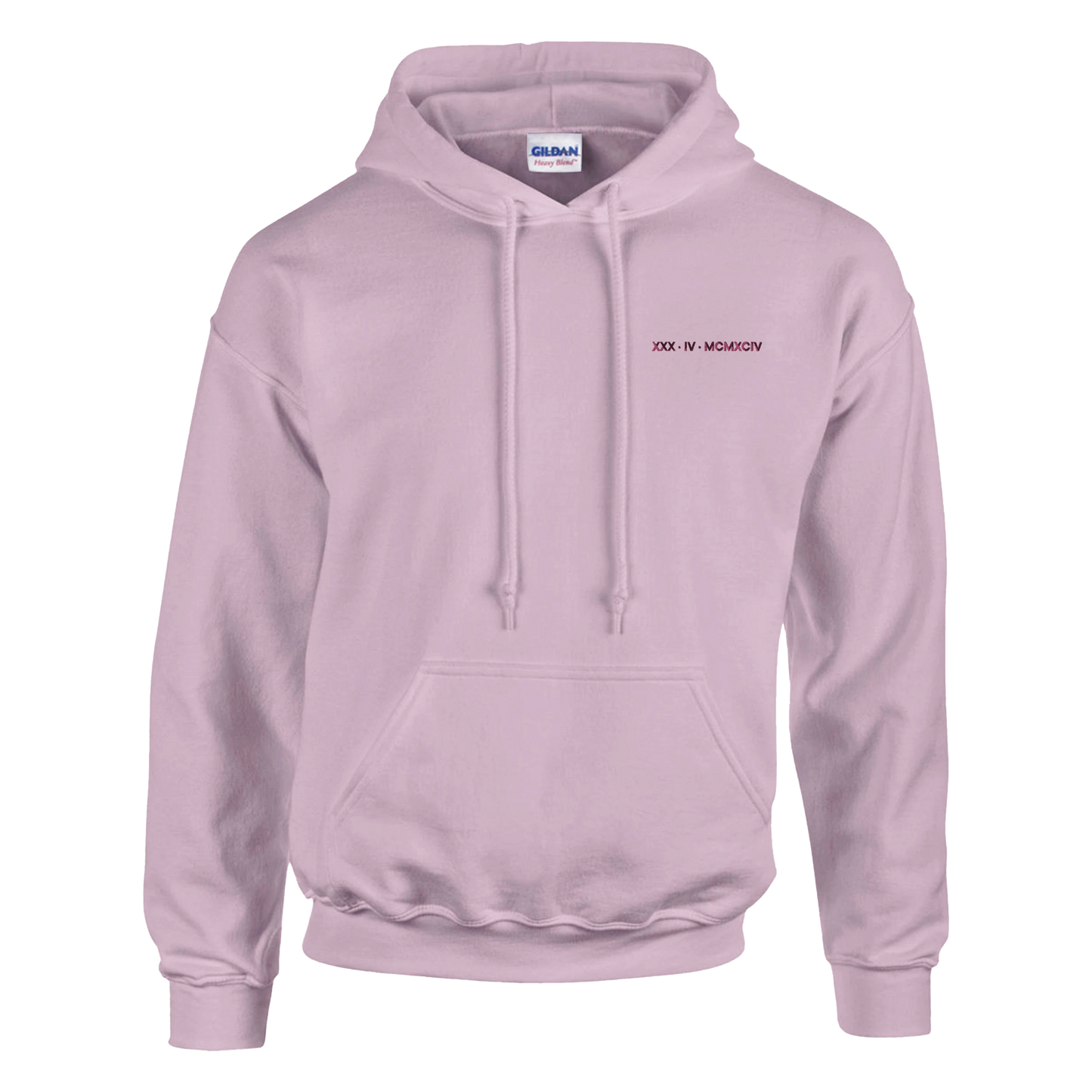 Custom Embroidered Hoodie – Special Date in Roman Numerals