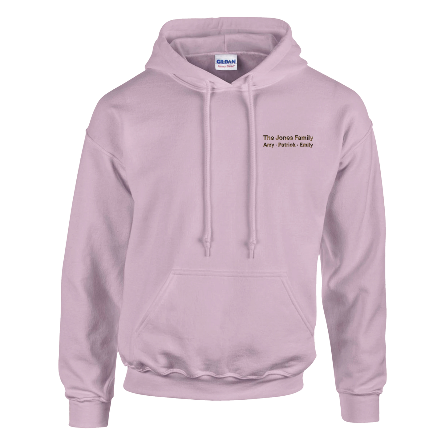 Custom Family Hoodie — Heritage & Heirloom Minimalist Embroidery