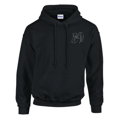 Stitch It to Me: Personalized Embroidered Line Art Hoodie