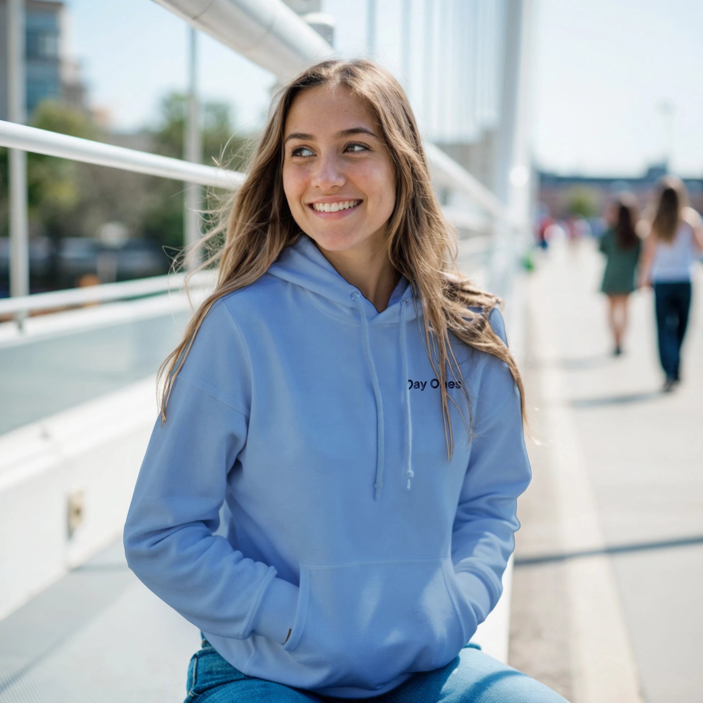 Custom Friends Hoodie — Inner Circle Minimalist Embroidery