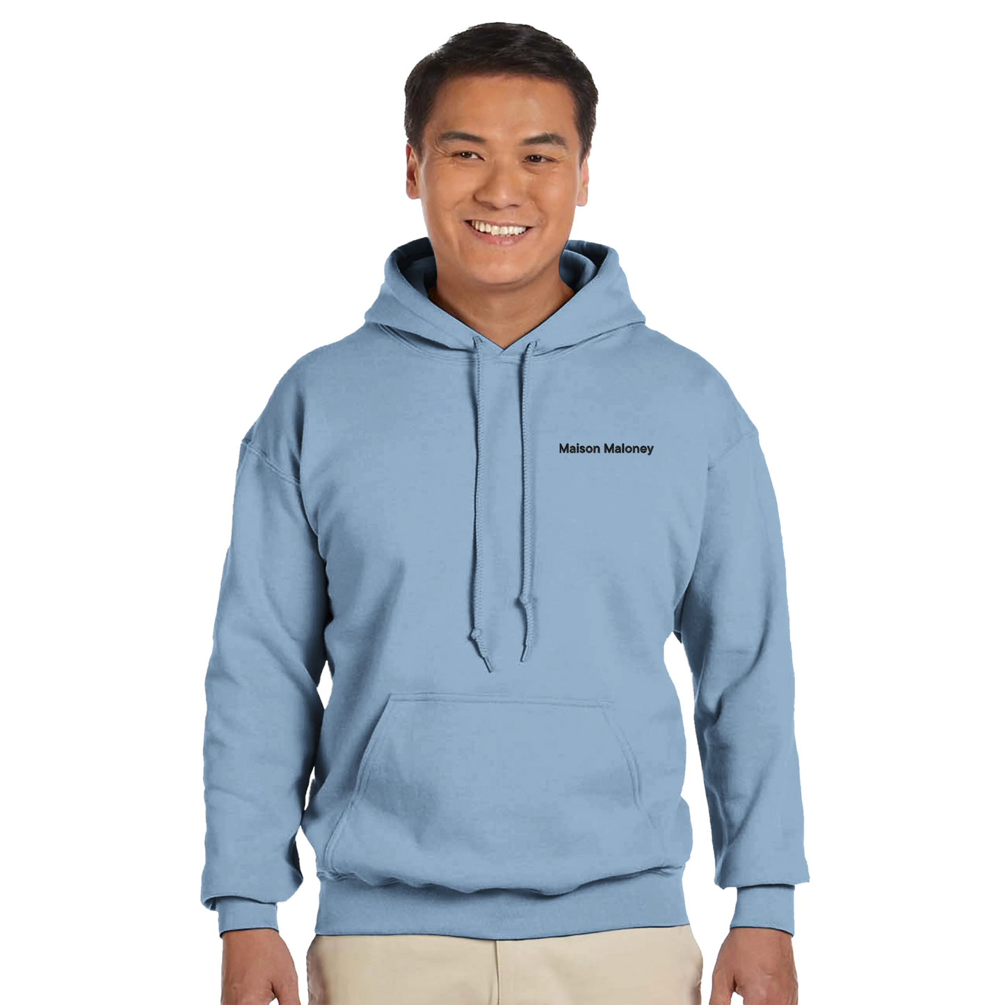 Custom Minimalist Hoodie — Quiet Luxury Lifestyle Embroidery
