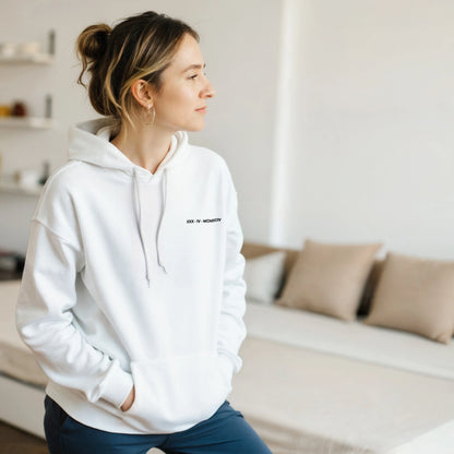 Custom Embroidered Hoodie – Special Date in Roman Numerals