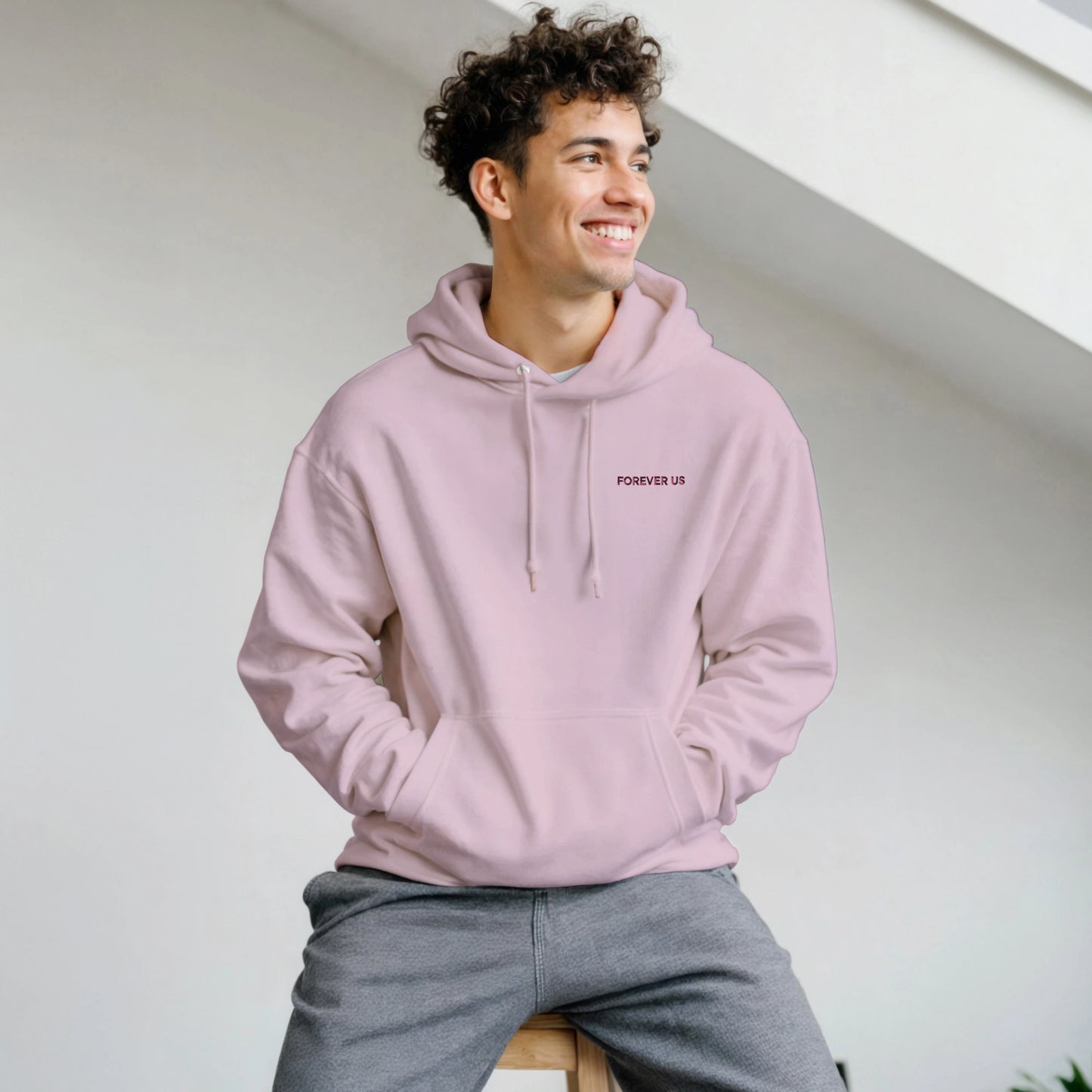 Couples Hoodie - 'Forever Us' Matching Hoodie for Partners