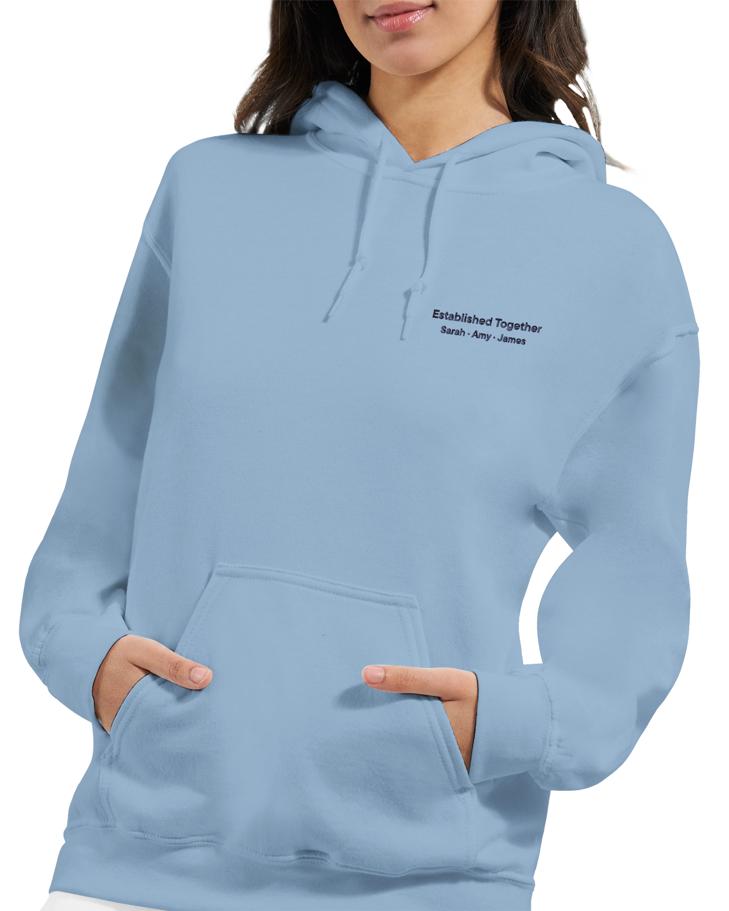 Custom Family Hoodie — Heritage & Heirloom Minimalist Embroidery
